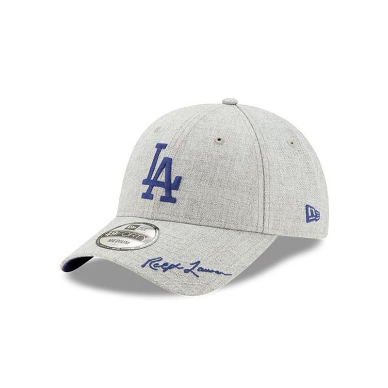 MLB Los Angeles Dodgers X Ralph Lauren 49Forty Fitted (DWF6509) - Grey New Era Caps